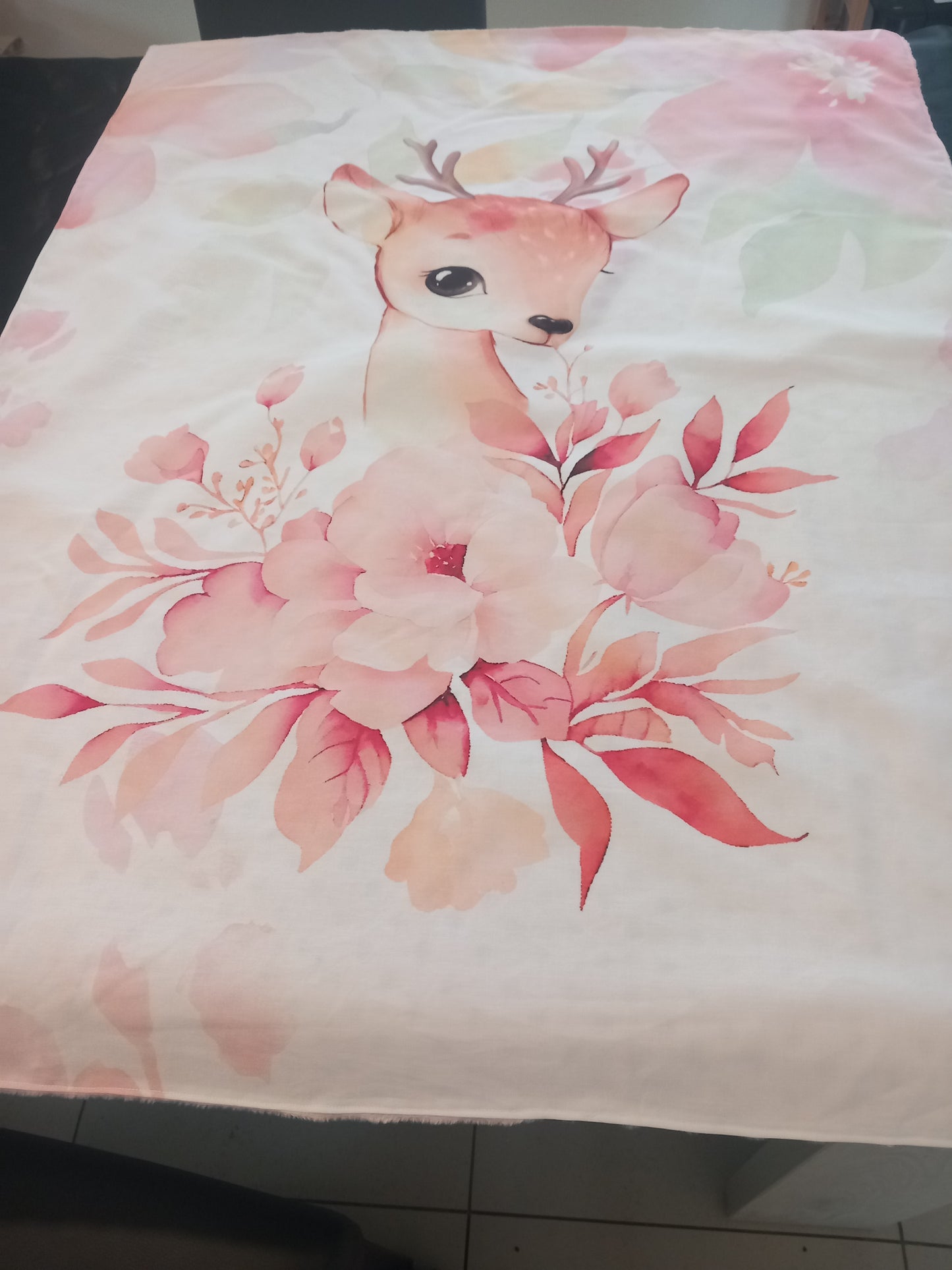 Couverture bébé et ou enfant Motif biche 🦌