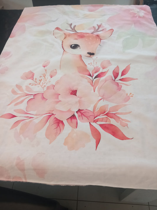 Couverture bébé et ou enfant Motif biche 🦌